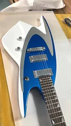 Blue Shark 6 Strings Electric Guitar Mahogany Body Chrome Hardware Glossy Finish Free Delivery