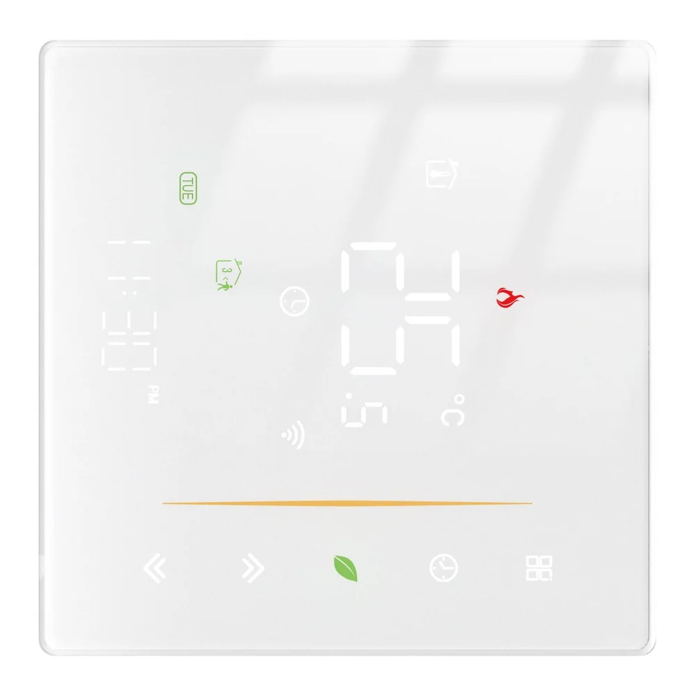 for Smart Floor Heating Solutions Smart Thermostat Underfloor Heating Regulator WiFi Floor Thermostat Flame Retardant ABS