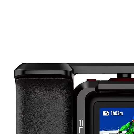 

Handle Grip Kit For DJI OSMO Action 6 Aluminum Alloy Metal Metal Street Grip Holder Action Camera Vlog Holder