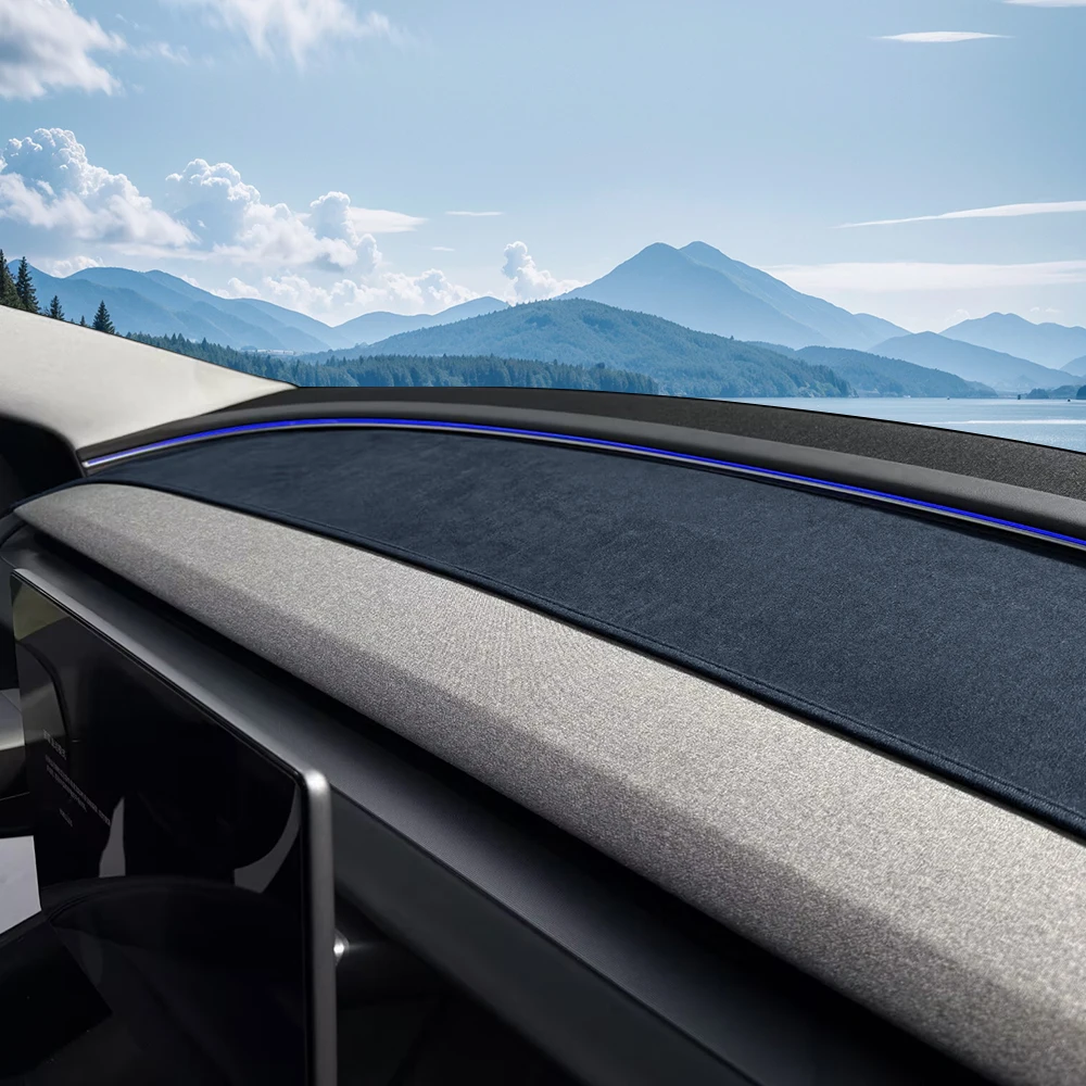 

For Tesla New Model 3 Highland 2024 2025 Car Dashboard Sun Shade Cover Instrument Panel Mat Non-slip Pad Accessories