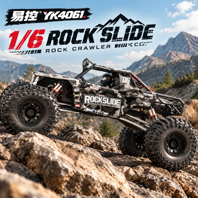 YK4061 1/6 ROCK SLIDE climbing car RC remote control model car electric off-road vehicle