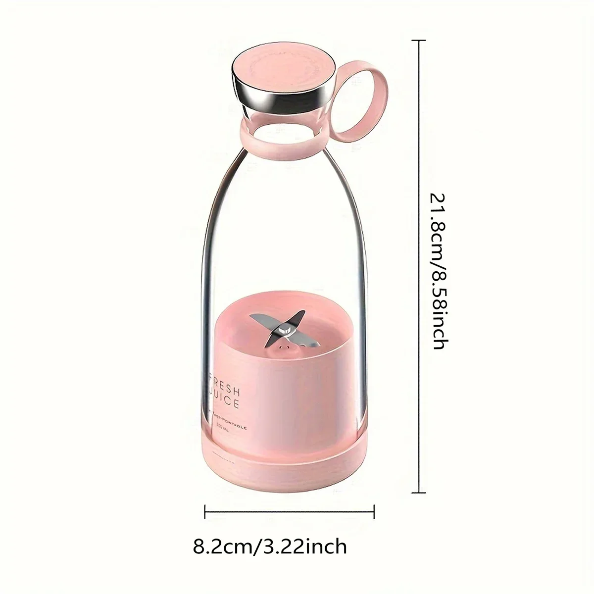 1pc Rechargeable electric juicer for fresh fruit and nutritious fruit juice-suitable for family, travel and anytime, anywhere.
