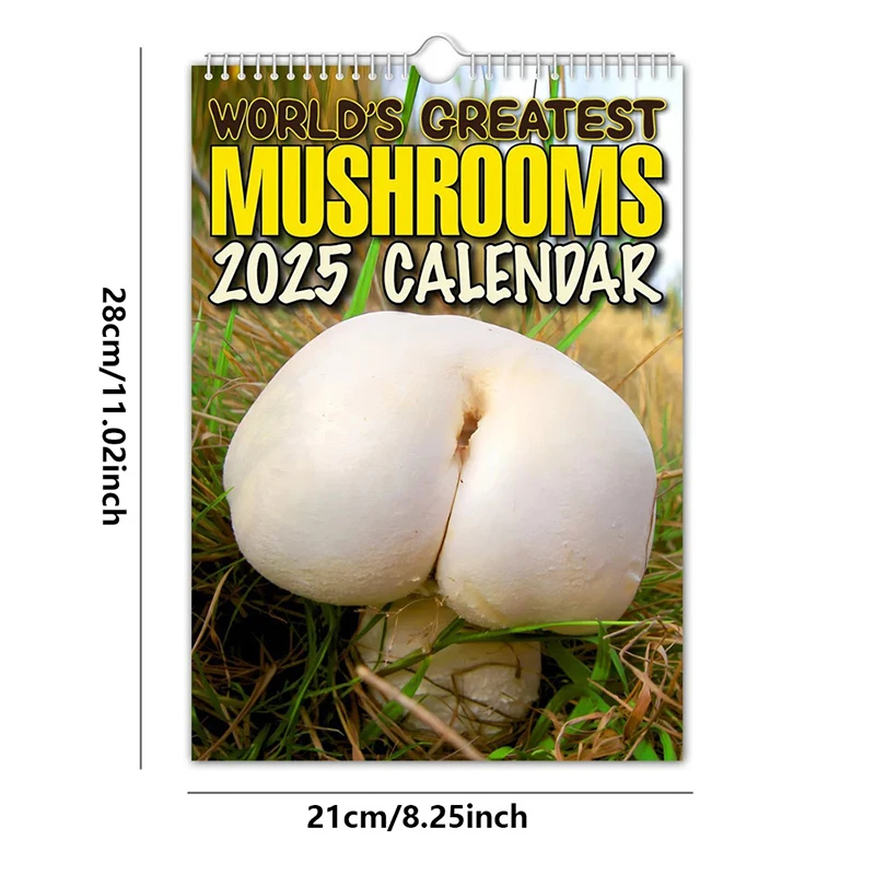 New 2025 Mushroom Butt Calendar To Send Friends, Family And Colleagues Gifts Selling