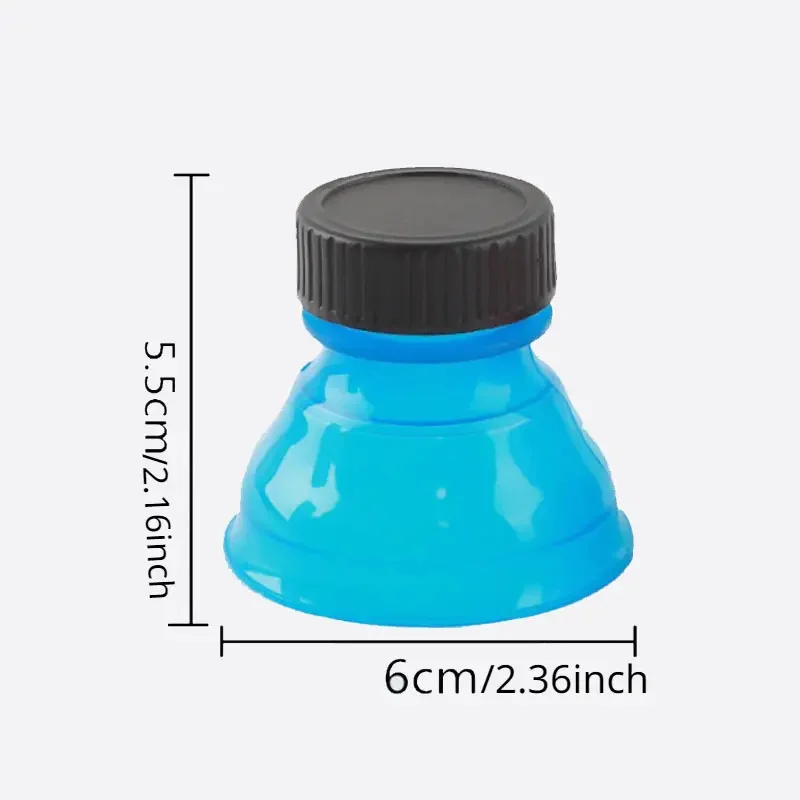 6pcs Reusable Plastic Beer Water Dispenser Lid Protector Caps Cover Bottle Top Soda Saver Can Cap Fashion Accessories view 6