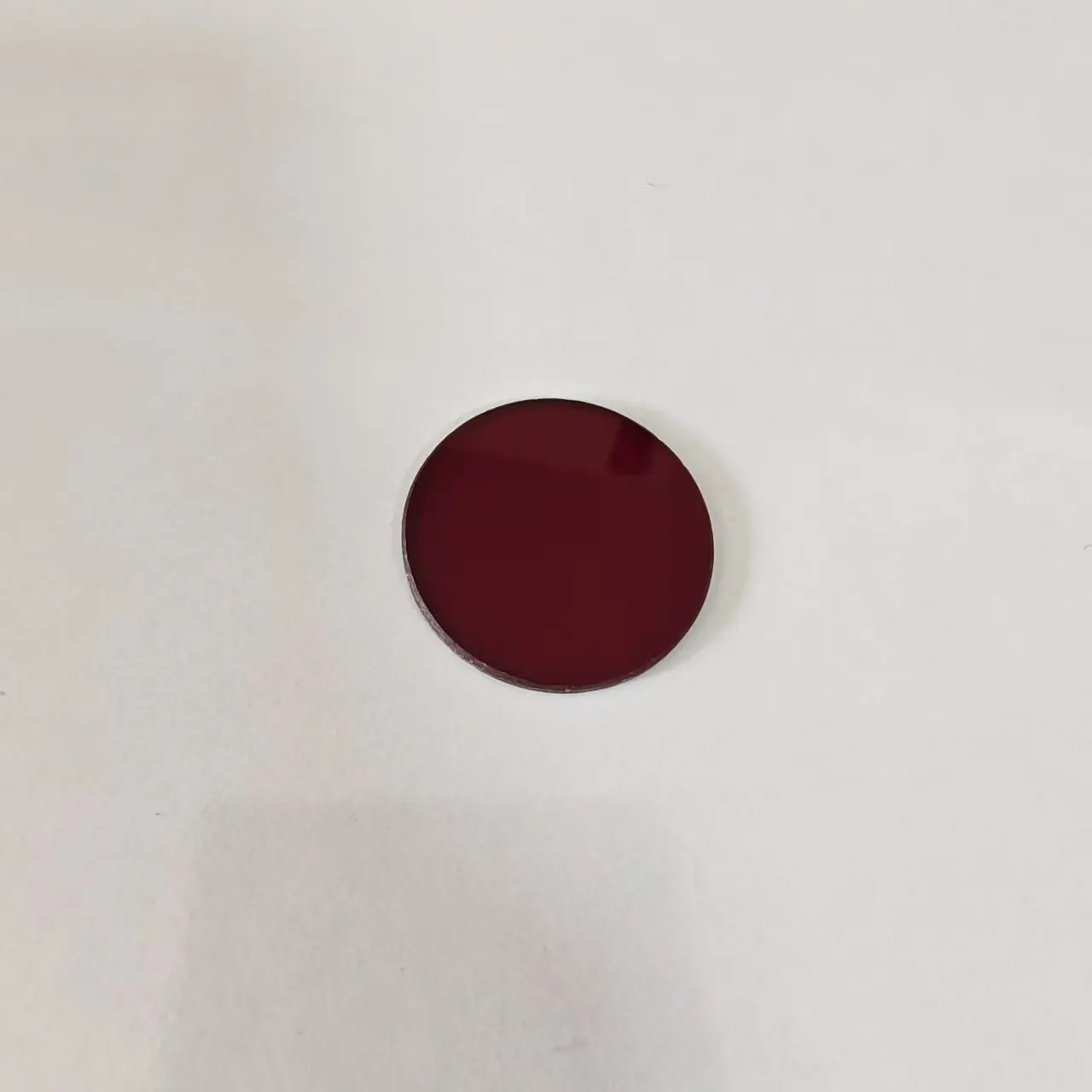 10Pcs Total Size Diameter 25mm And 1.5mm Thickness 650nm IR Long Pass Red Optical Filter Glass HB650