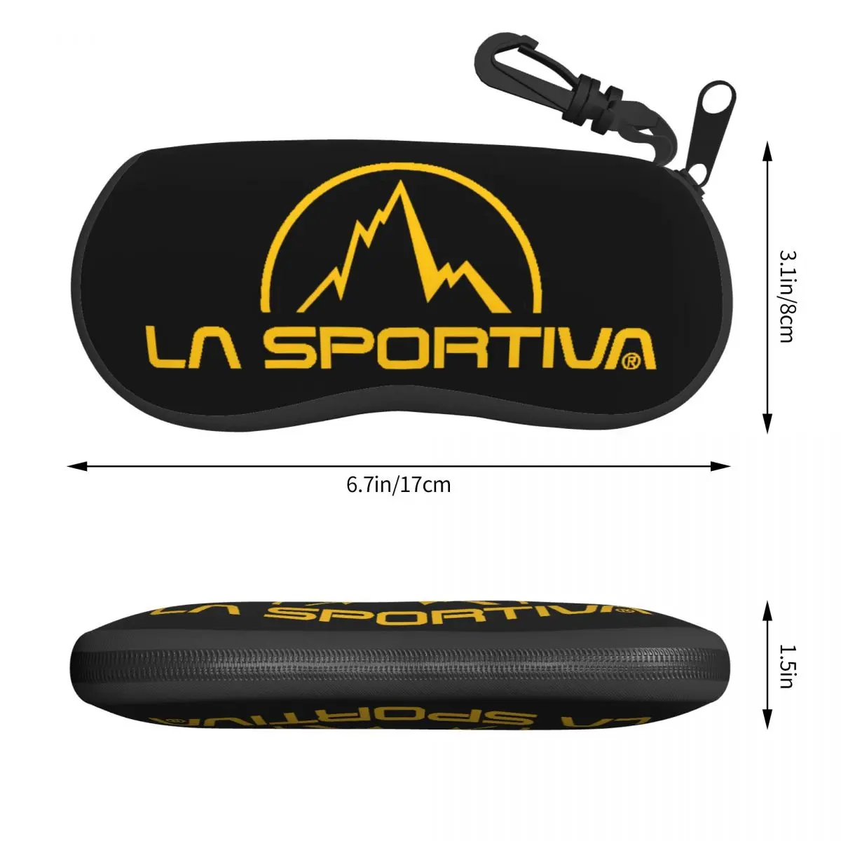 Custom La Sportiva Logo Glasses Case Fashion Climbing Shell Eyeglasses Case Sunglasses Box