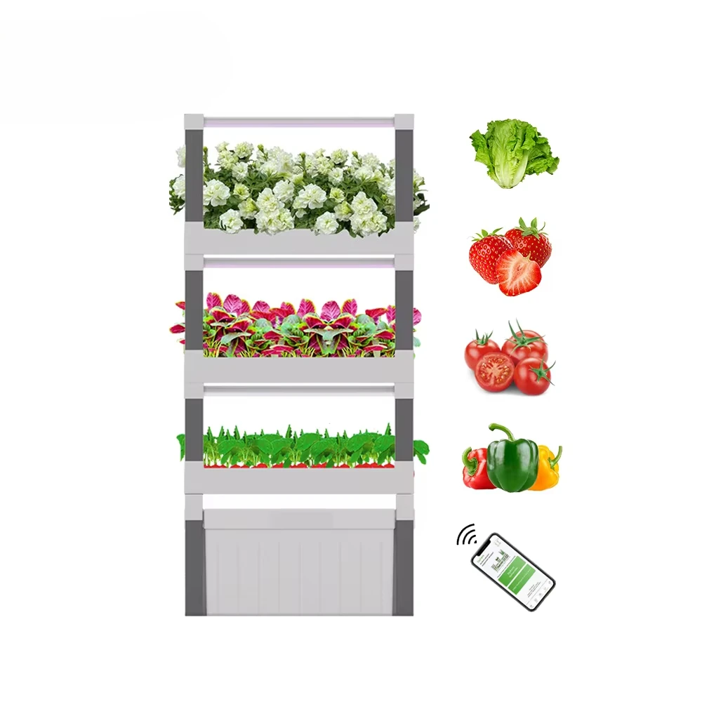 آلة مع 300-400 جرام الإنتاجية اليومية IoT الزراعة المائية الذكية #2