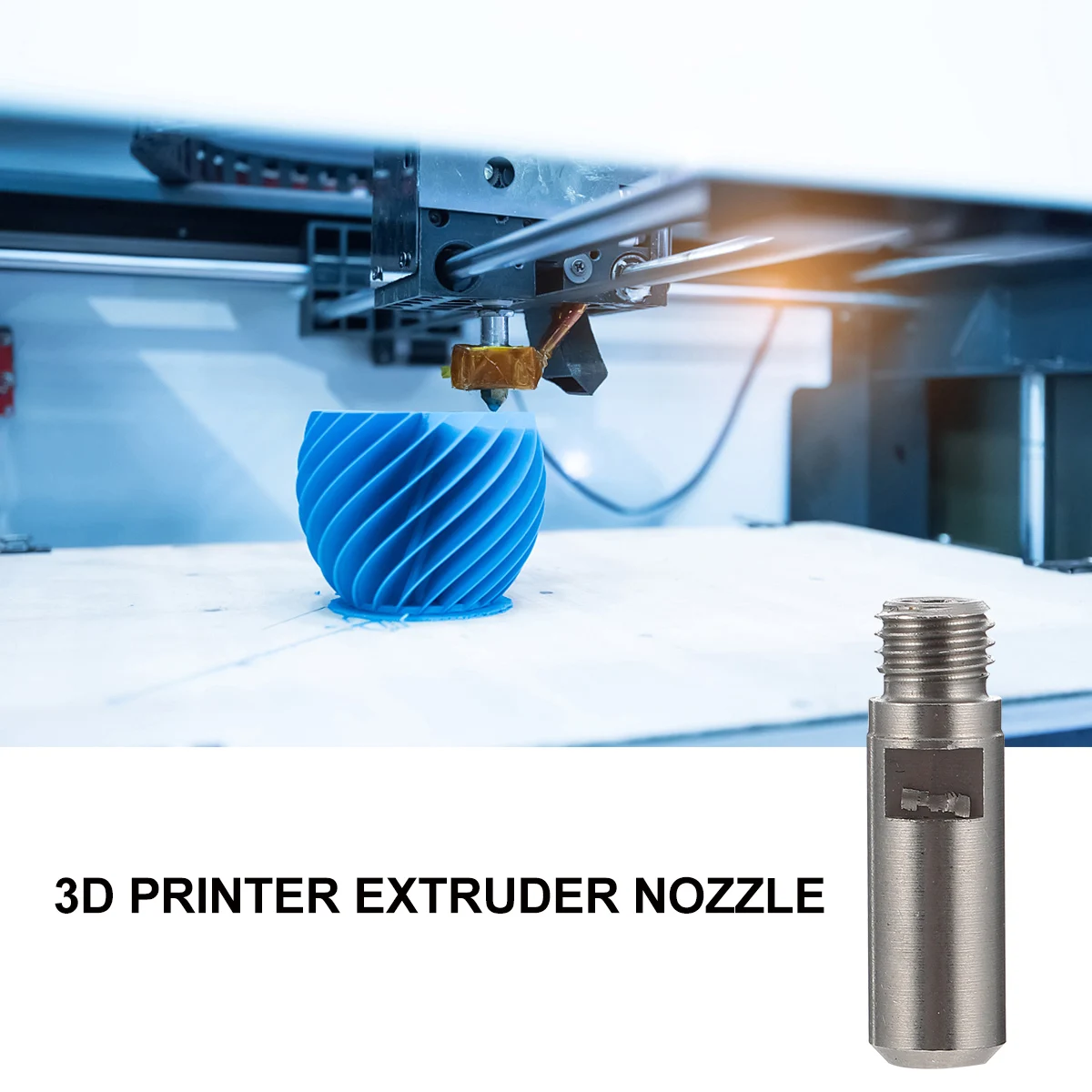 

5 Pcs 3D Printer Parts Heatbreak Throat Extruder Nozzle Thermal Barrel Stainless Compatible Anti-corrosion 3D