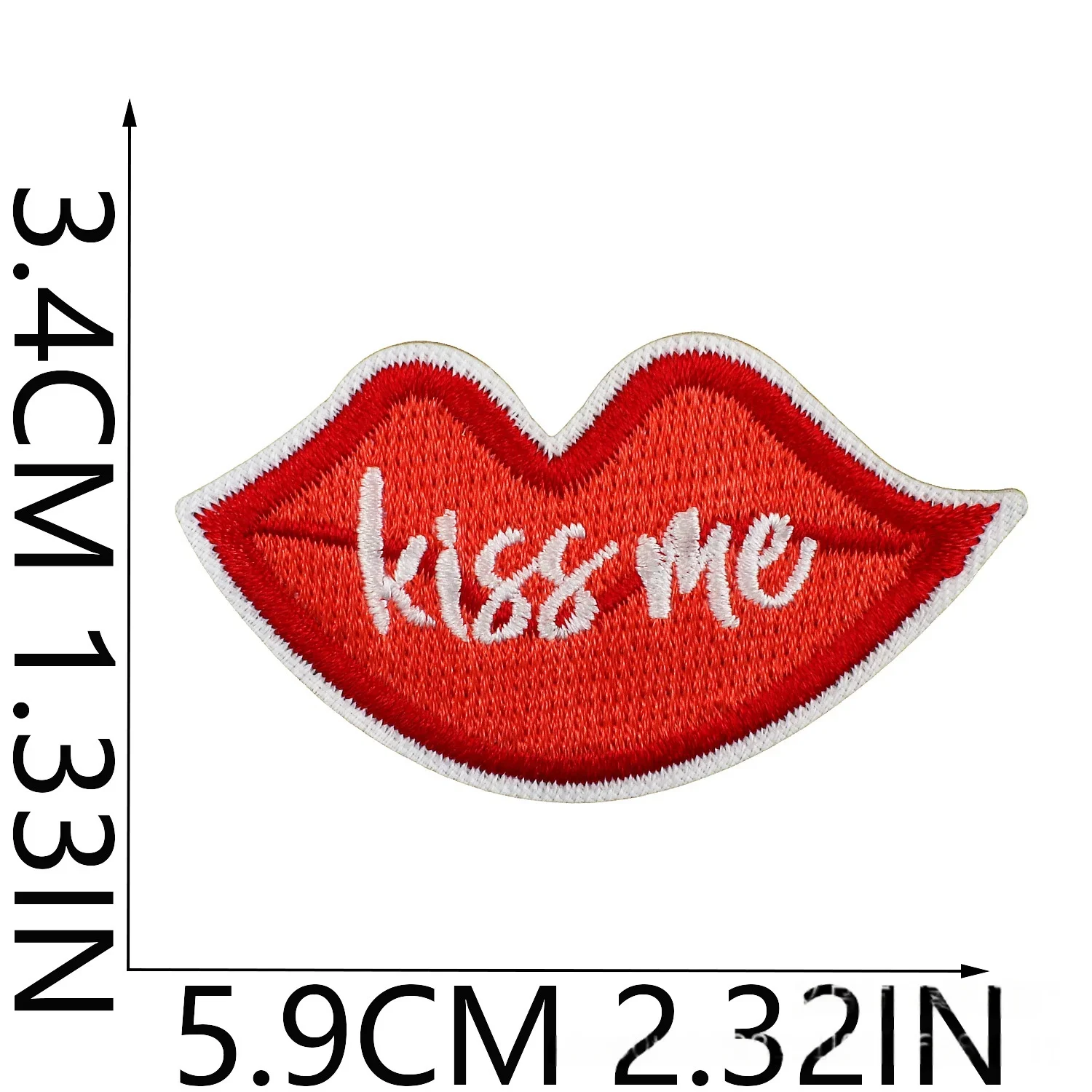 

1PCS/SET Cupid Embroidery Cloth Valentine's Day Clothes Bag Decoration Kiss Patch Patches for Clothing Appliques for Sewing