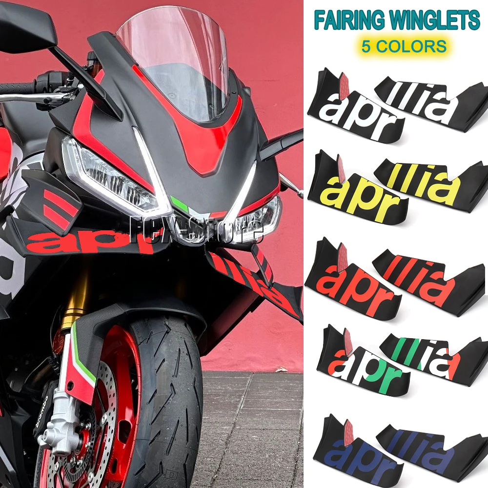 

For Aprilia RS660 RS 660 rs660 Motorcycle 5 colors Winglet Aerodynamic Wing Kit Spoiler Accessories