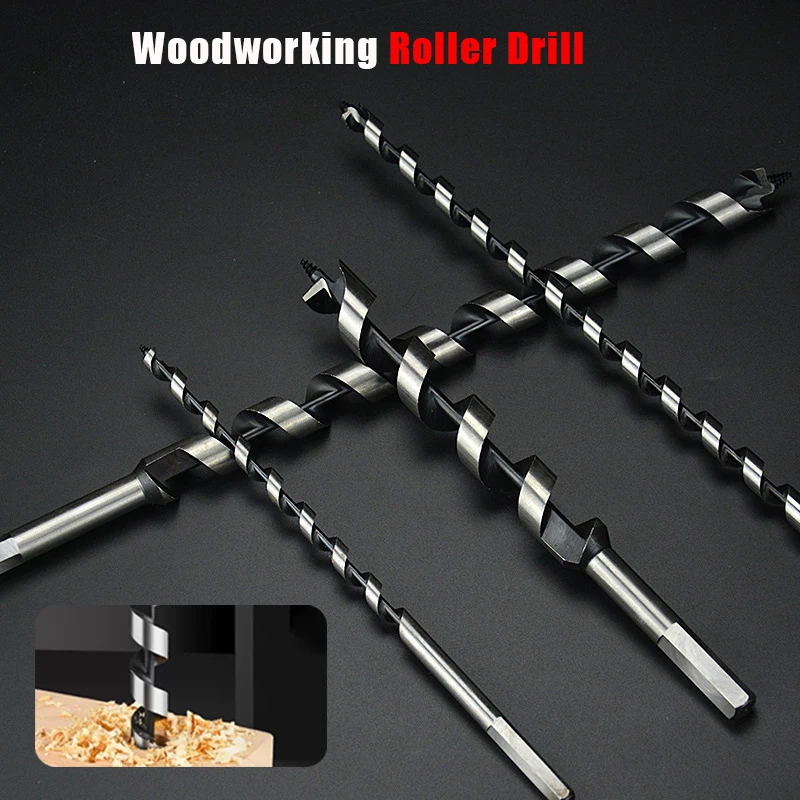 230mm Metal Steel Center Drill 6/8/10/12/14/16/18/20/22/25mm HSS Twist Drill Bit for Wood Door Lock Reaming Woodworking Tools