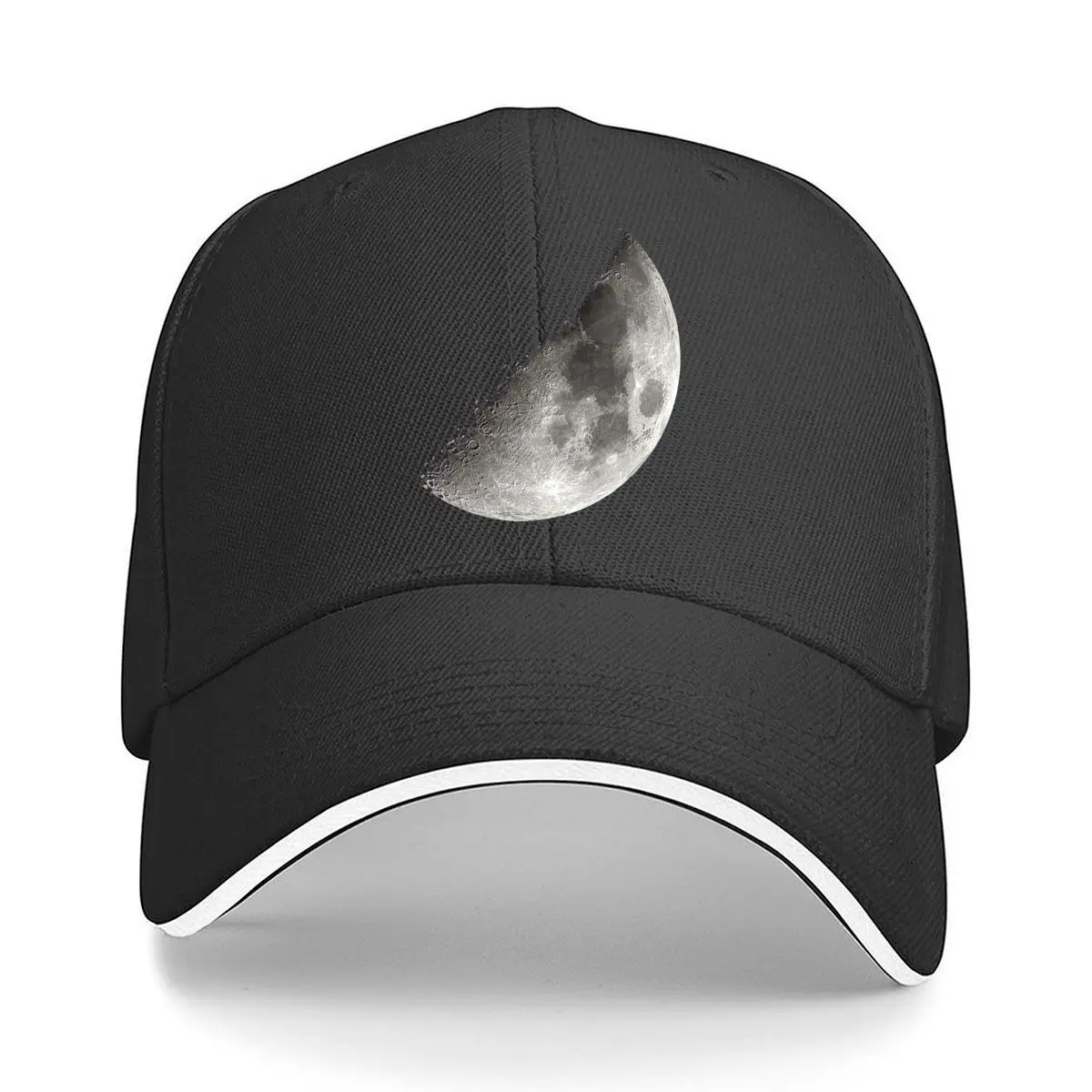 Half Moon Crater Splash Lunar Phase Hip Hop hat Fashion Outdoor Sports Sandwich Baseball Cap