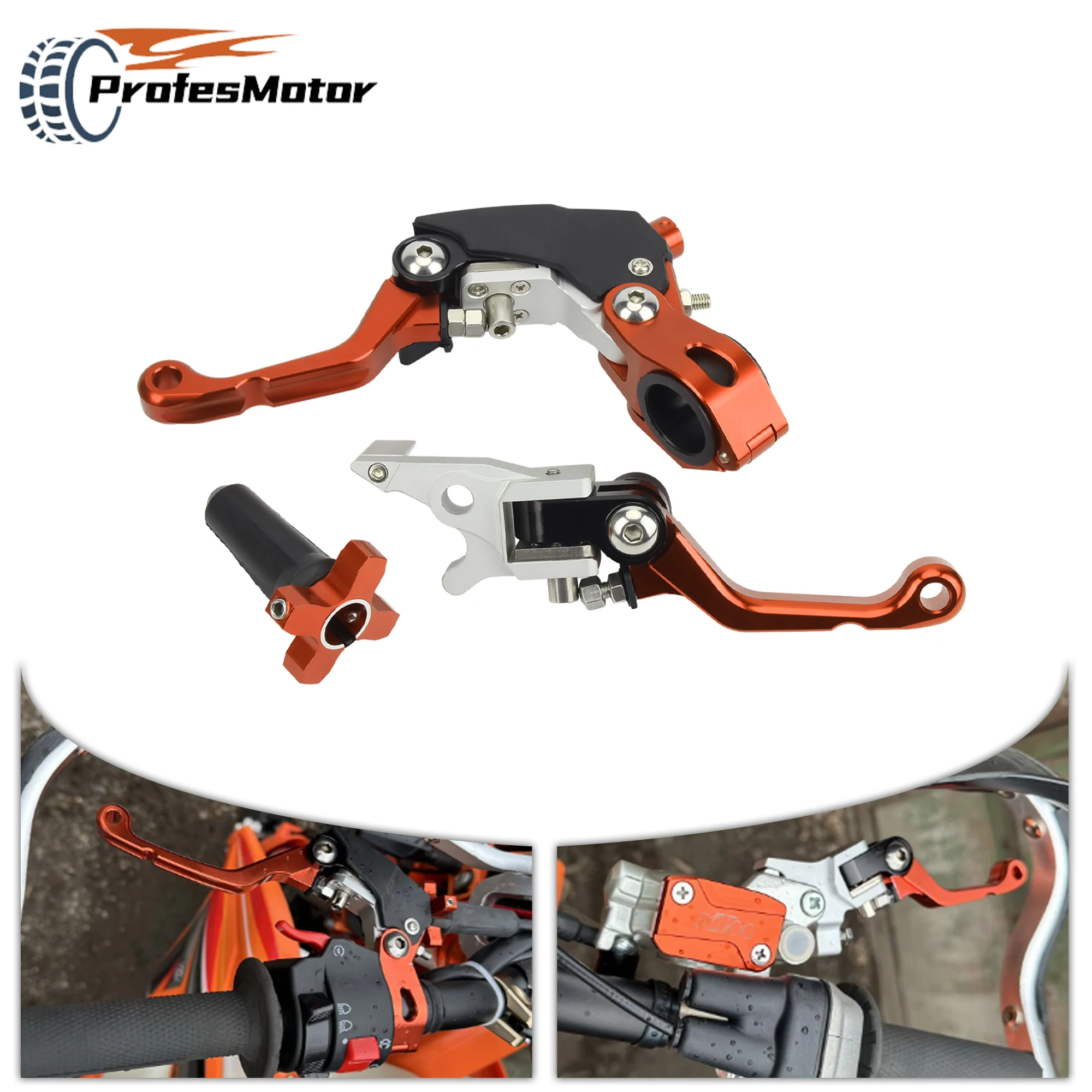 

Motorcycle CQR Brake Clutch Lever 22mm CNC Handlebar For Kayo T4 T6 K6 K6R For KTM SX SXF XC XCF EXC EXCF For Husqvarna DirtBike