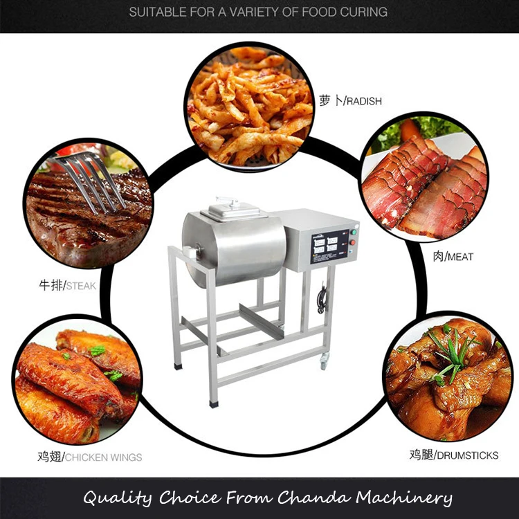 Commercial Stainless Steel 304 Chicken Marinator Machine Vacuum Meat marinating Machines for Sale