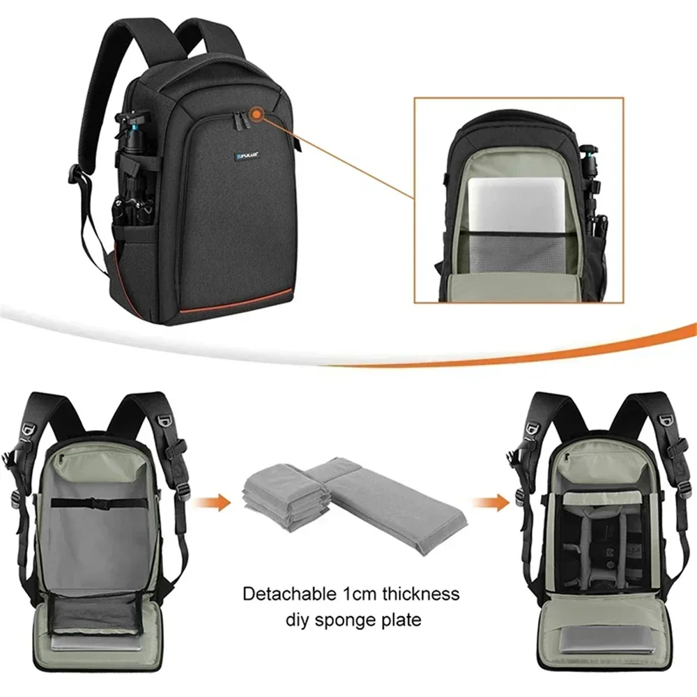 Camera Backpack Outdoor Portable Waterproof Photography Backpack Suitable