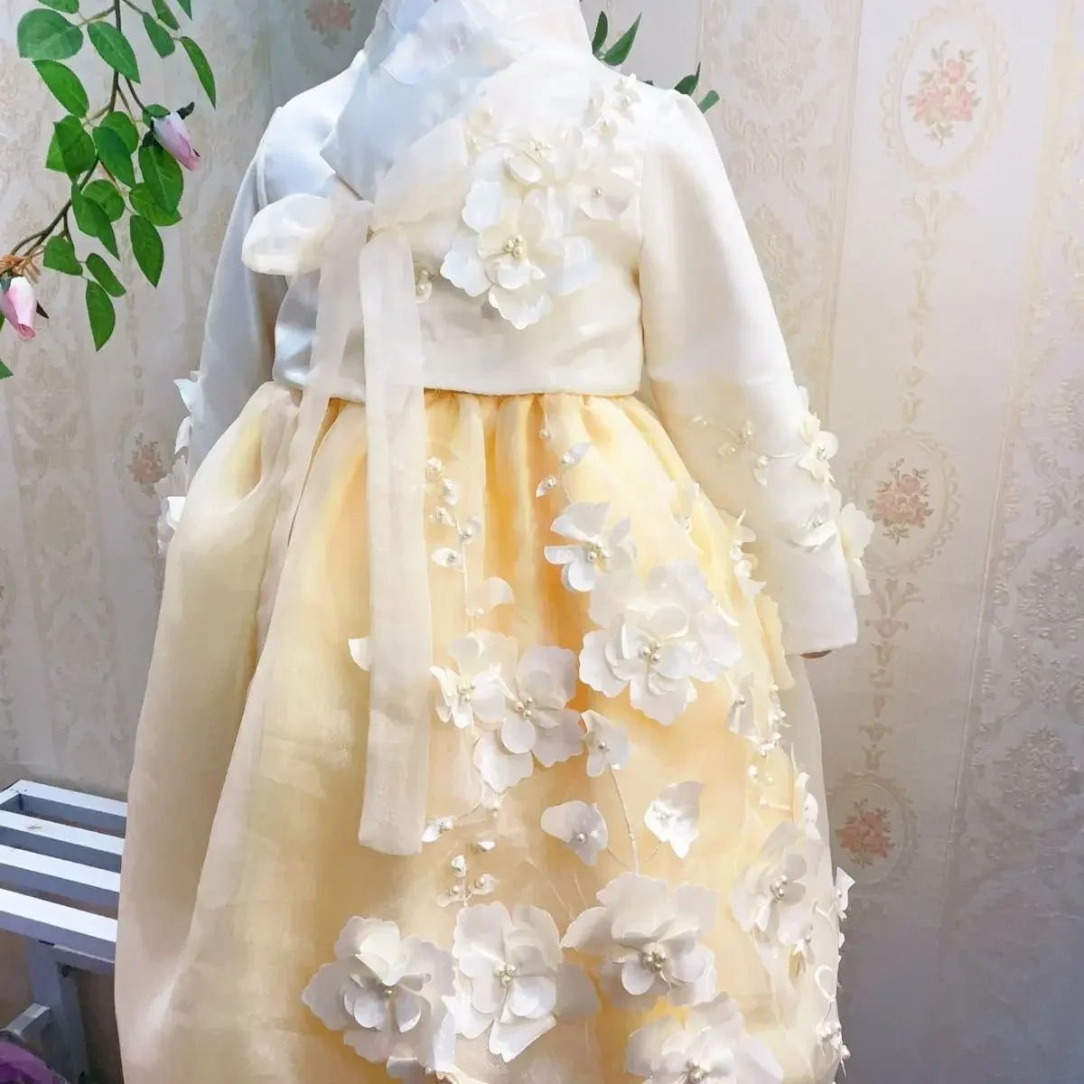 

Традиционное корейское платье ханбок для девочек, детская сценическая танцевальная одежда на древнейции, детская одежда для народных танцев, вечерние карнавальный костюм