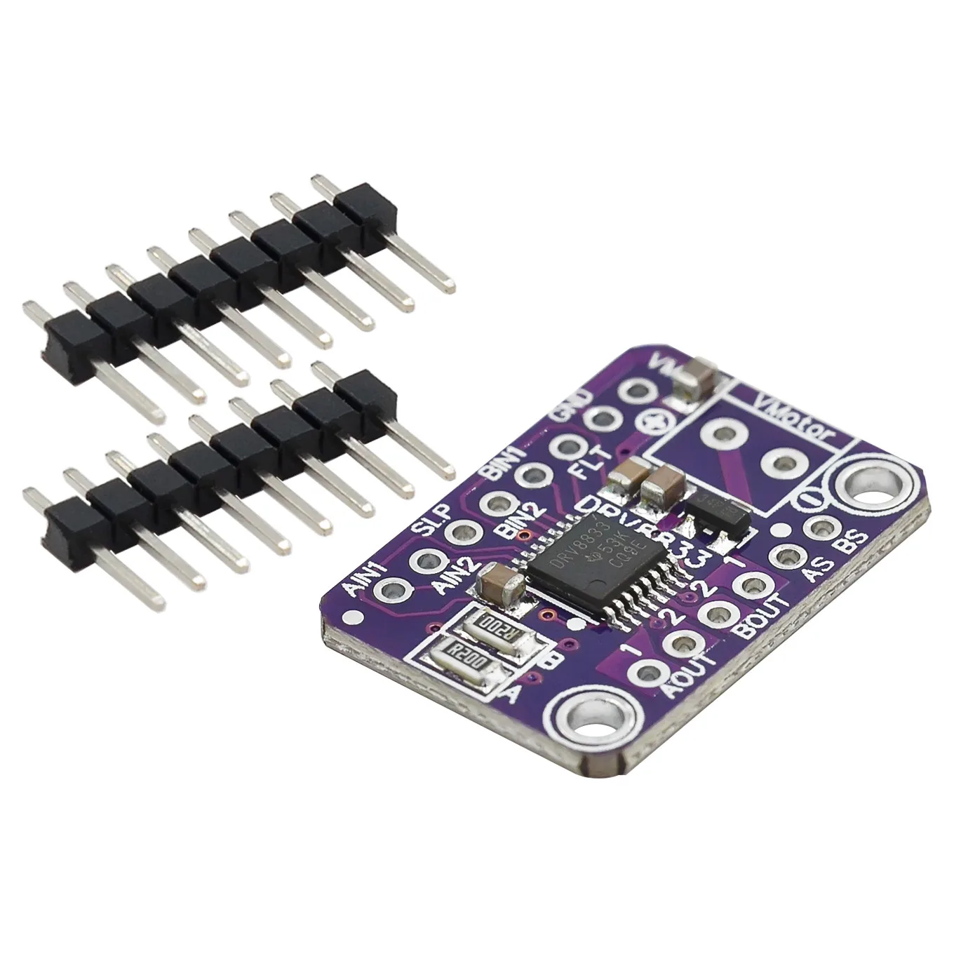 DRV8833 2-Kanal-DC-Schrittmotor-Treibermodul CJMCU-8833 Steuerung H-Brücken-Fahrplatine 2,7–10,8 V für elektronische Komponenten