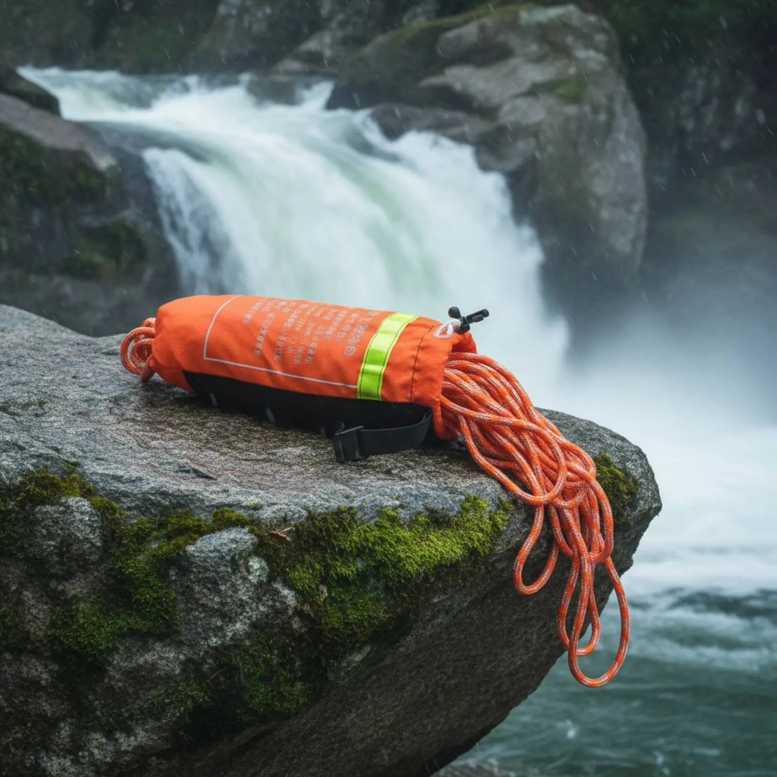 Water Aid Throw Bag Portable Buoyant Aid Rope Bag Emergency Throw Line Quick-Drying Long-Lasting Material for Boating