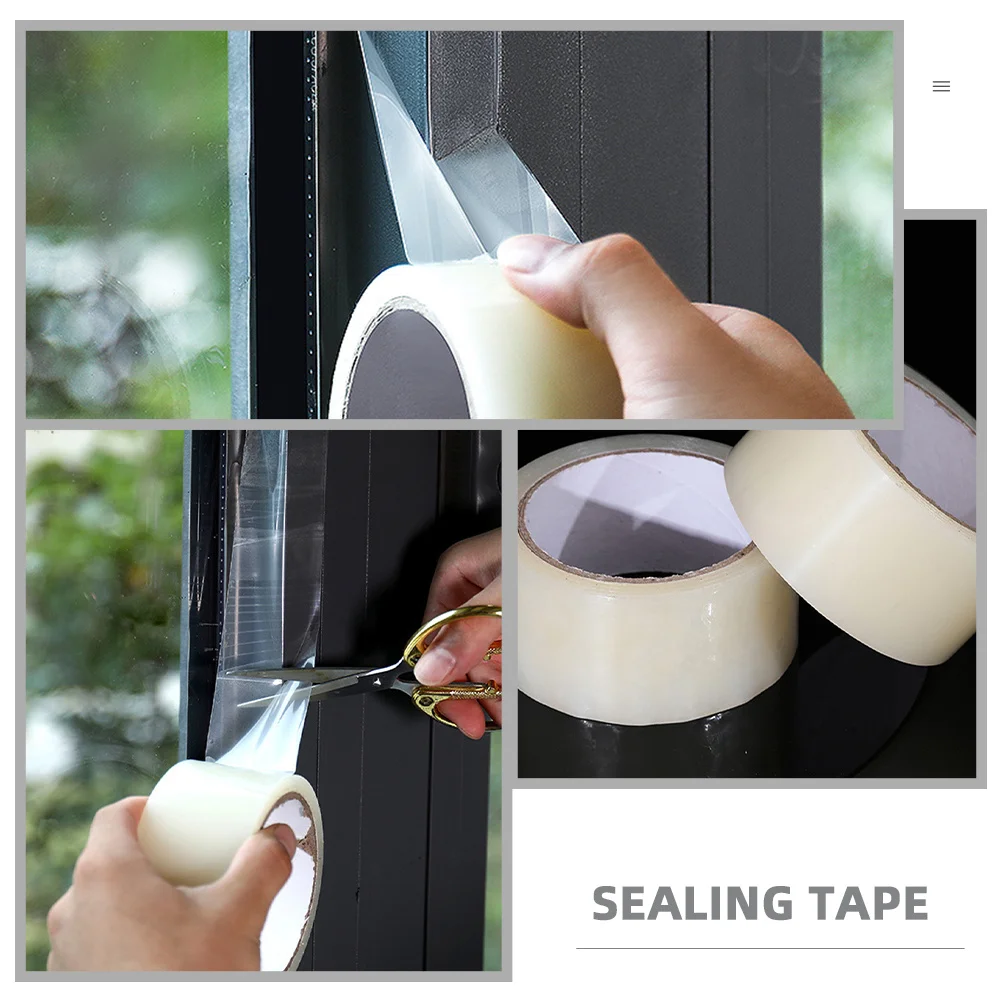 

Weather Sealing Tape 3 Rolls Window Insulation for Winter Wind Protection Wear Resistant Window Sealer for Winter