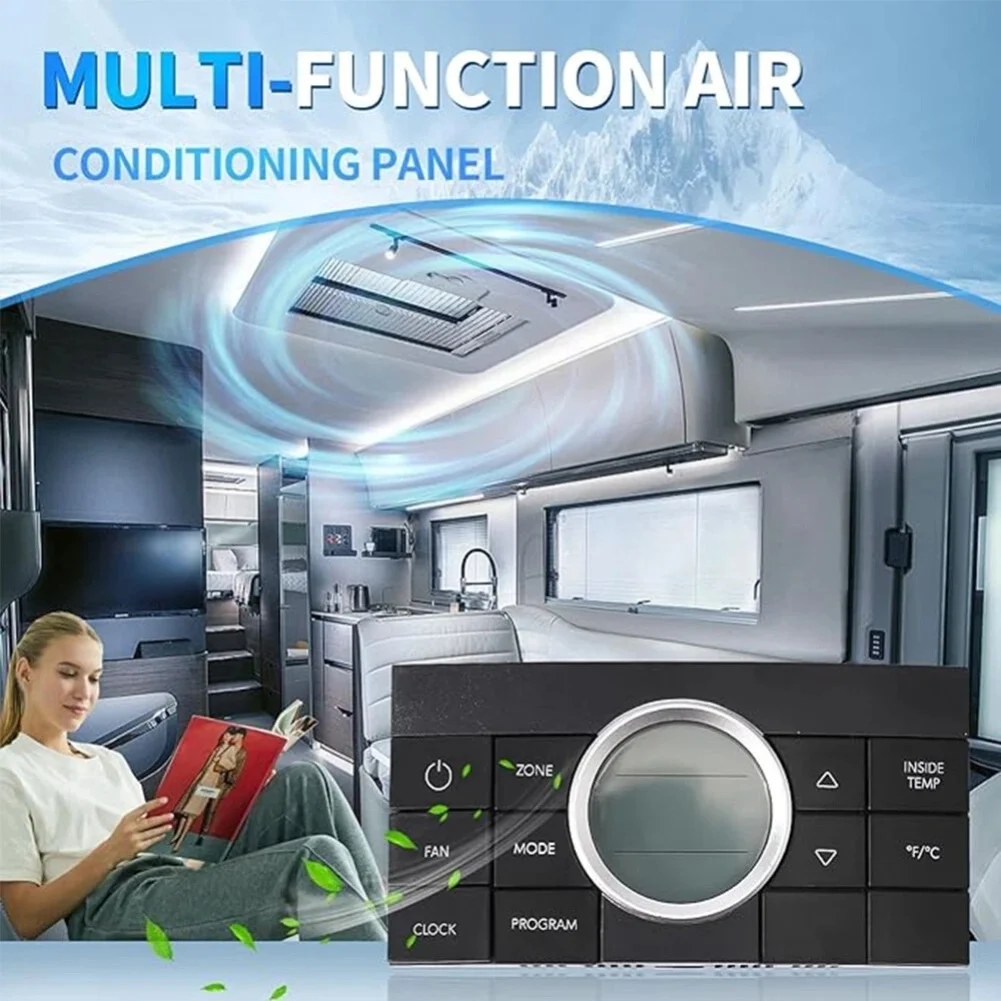 

10 Button Thermostat For Dometic Ventilator 10-Button Thermostat 12 Volt Power Supply Factory Specifications Compliance