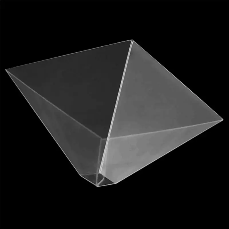 3D Hologram Pyramid Display Projector Video Stand Universal For Smart Mobile Phone Mini Durable Portable Projectors
