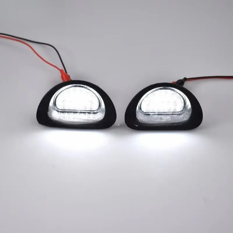 

Poer For 2pcs For Peugeot 107 05-14 Citroen C1 MK I 05-13 Replace OEM Number 6340E2 Canbus LED License Number Plate Light