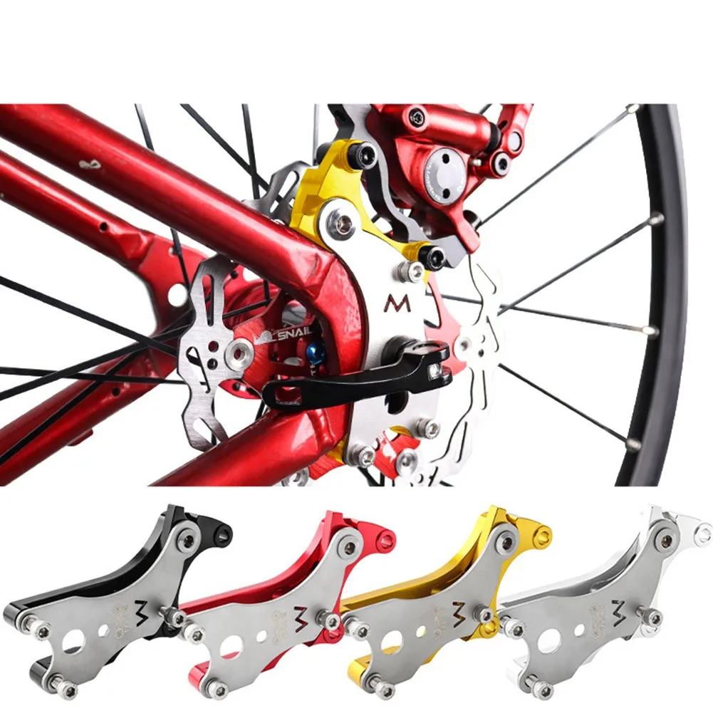 

Brake Bike Brake Adaptor Kit Tool Bike 1pc Adaptor Aluminum Alloy Bracket Conversion Disc Frame Holder Kit MTB Parts