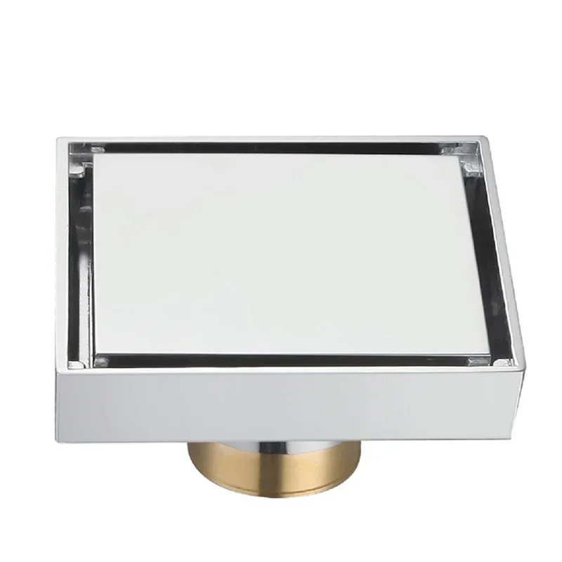 

304 thick stainless steel floor drain, large displacement invisible floor drain, bathroom concealed copper core