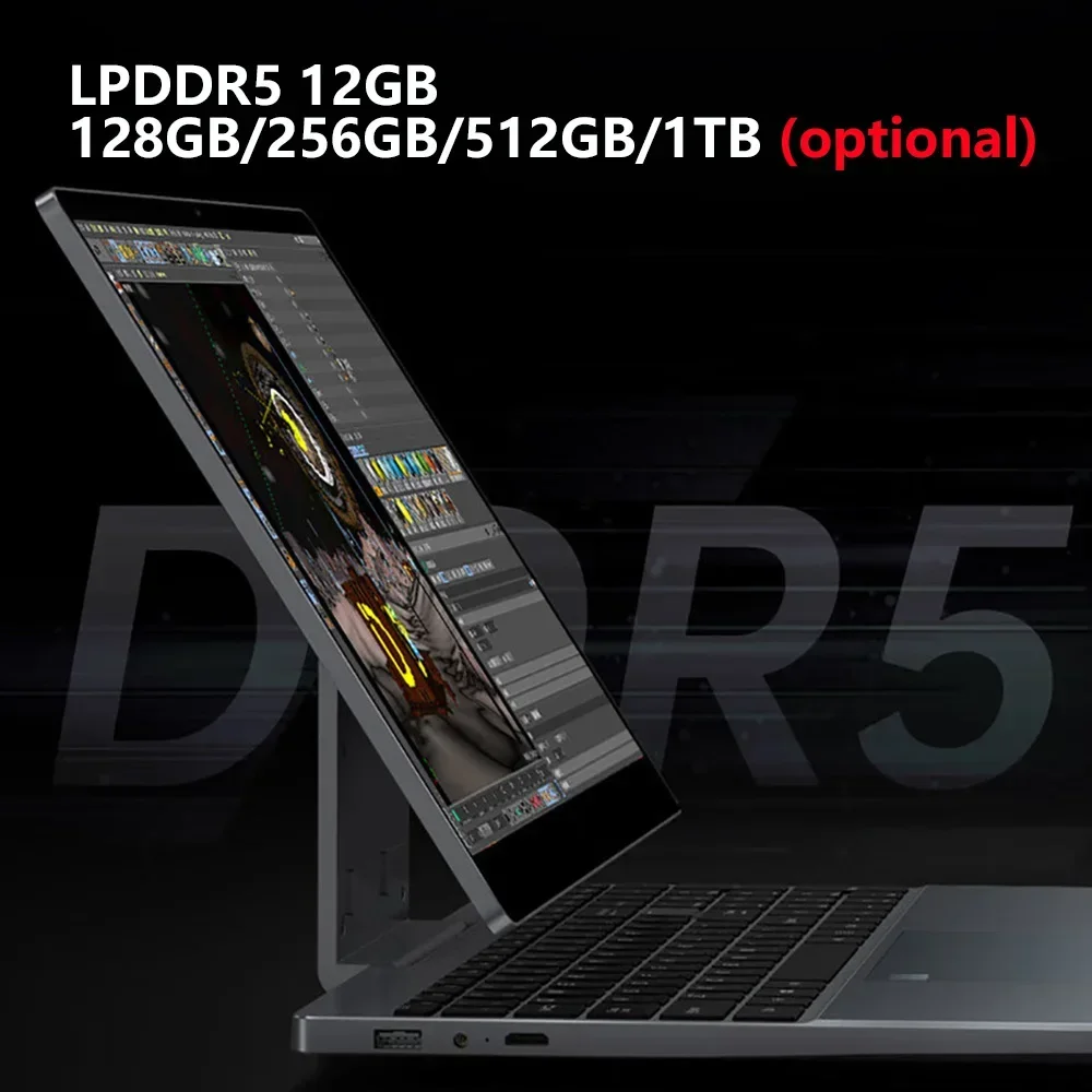 Ordenadores portátiles con pantalla táctil 2023, Notebook para juegos 2 en 1, Windows 11, 15,6 pulgadas, 12ª generación, Intel N95, 12GB, DDR5, 1TB, teclado coreano Netbook