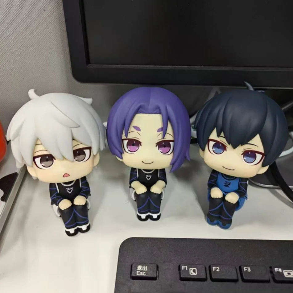 BLUE LOCK Action Figures Isagi Yoichi Bachira Meguru Anime Figure Q Version Figurine Collectible Model Children Toys Doll Gifts