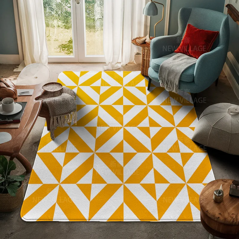 House entrance carpet Home door mat Living Room Bath Foot decoration non-slip rugs Modern geometric pattern nordic simple boho