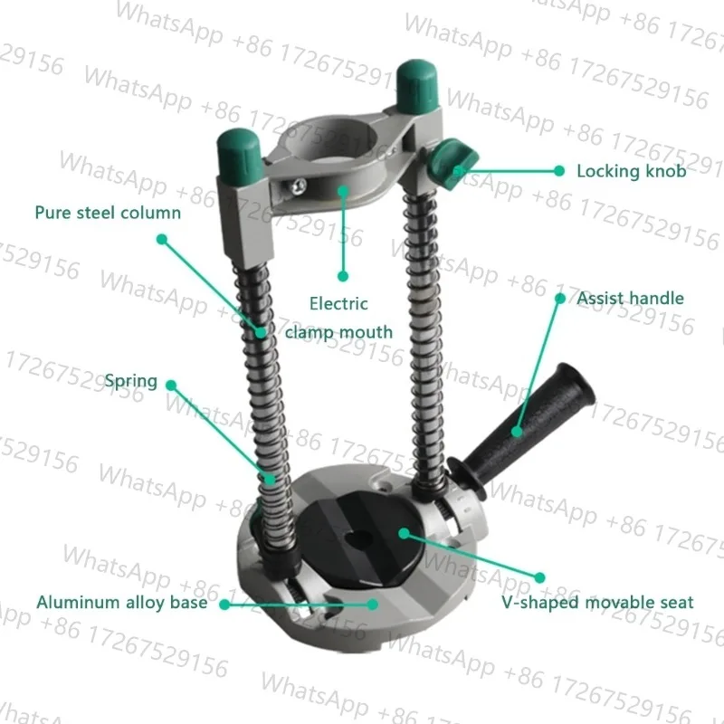 Electric Drill Bracket Multifunctional  Holder Stand Electric  Guide Adjustable Handle Micro-  Holder