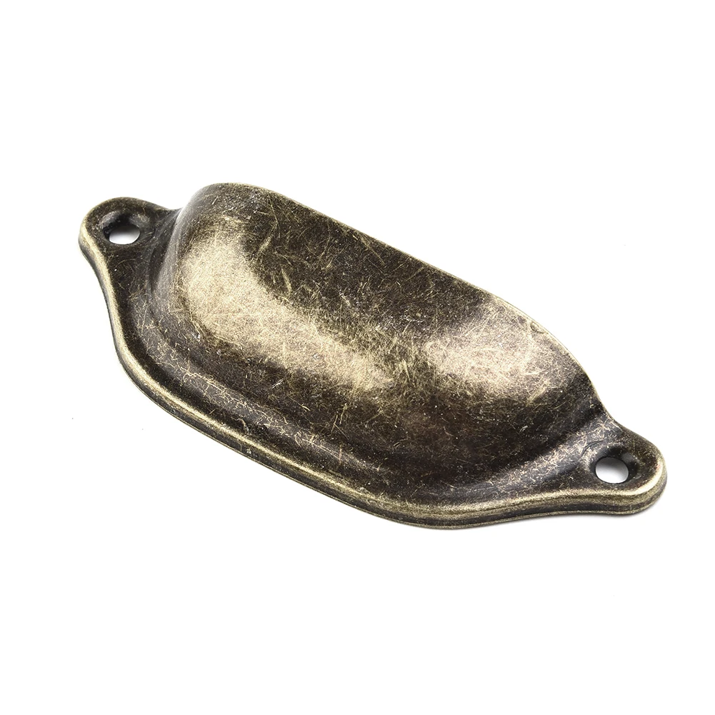 Furniture Pull Handles Shell Brass Antique Cupboard Cabinet Knob Brand New Nobby Modern Fashionable New Fashion