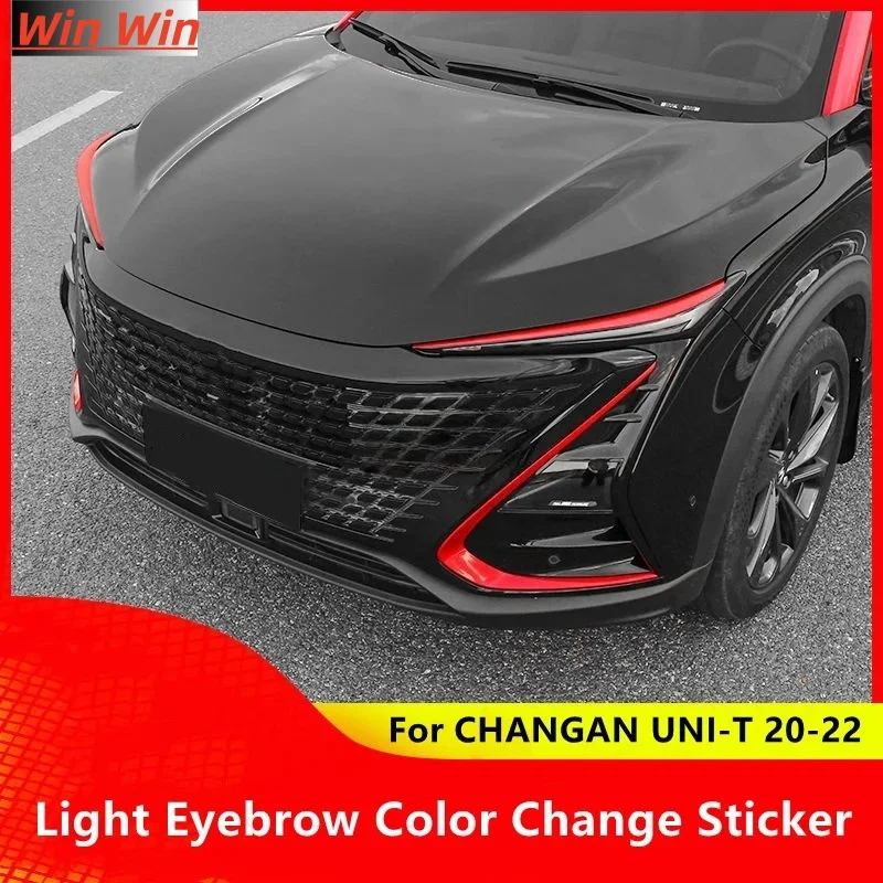

For CHANGAN UNI-T 20-22 Light Eyebrow Color Change Sticker Protective Film Anti-scratch Accessories Refit