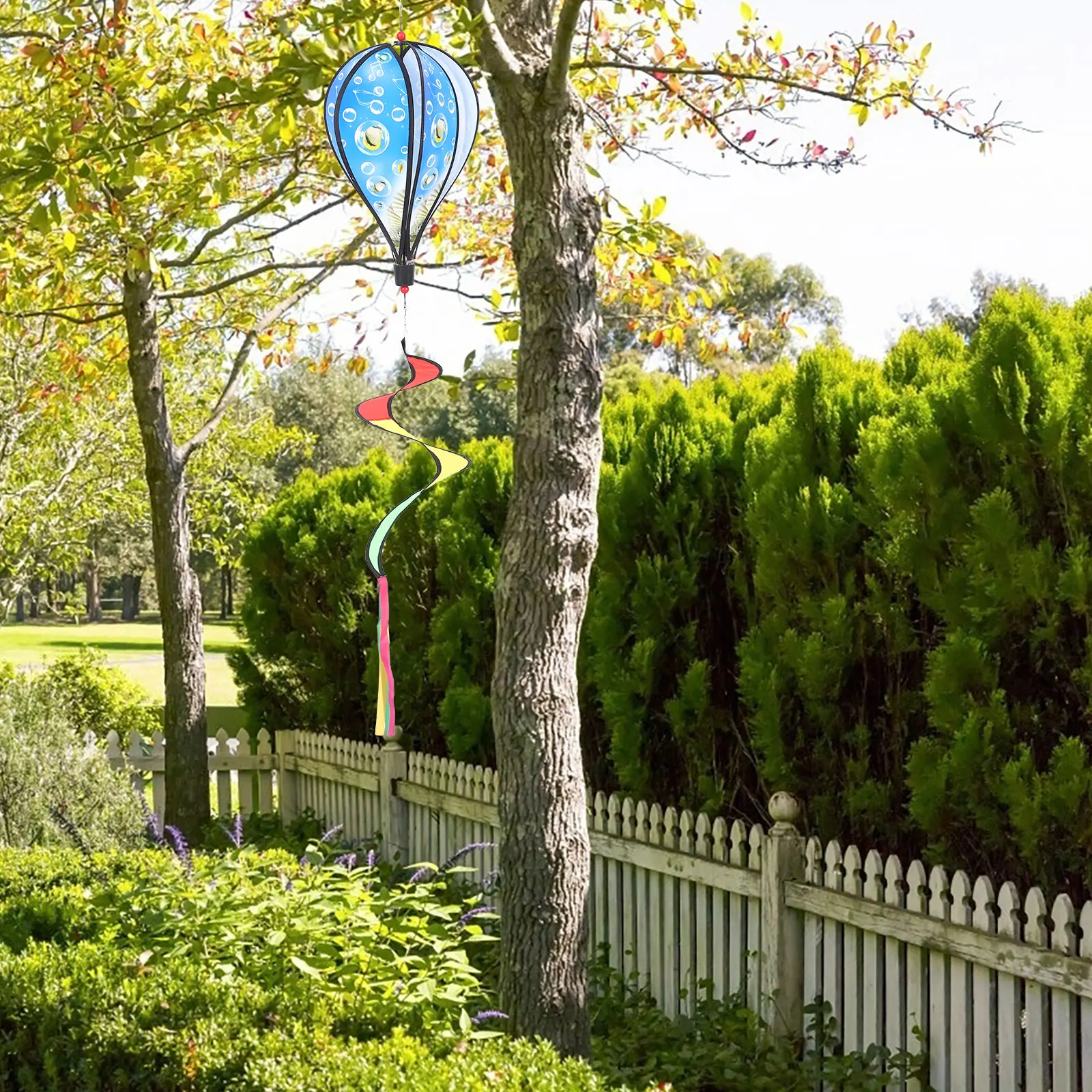 

2 шт., красочный воздушный шар, кулон, открытый сад, двор, вечеринка, подвесная ветряная мельница, украшения, декор воздушного шара