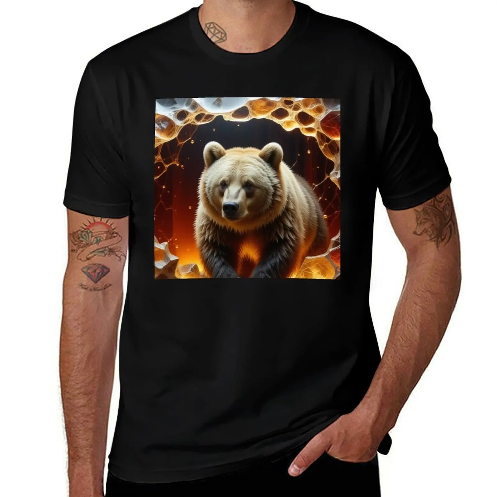 

Decorative Bear T-Shirt blanks oversize t-shirts man tshirts personalised oversized t shirt men