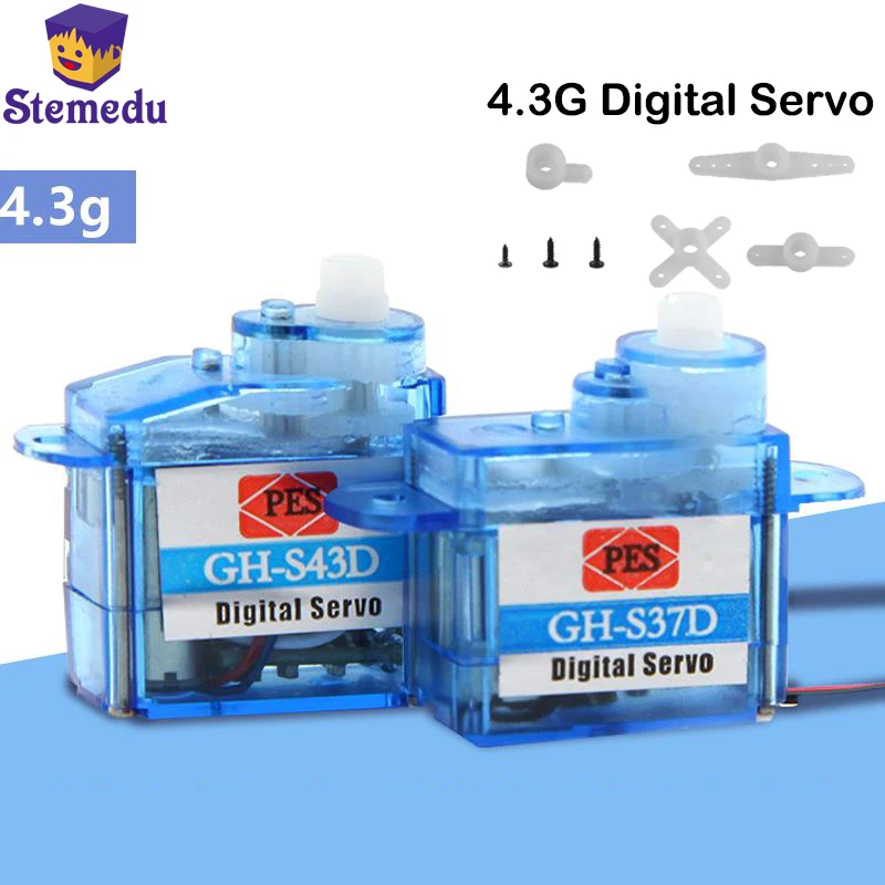 

4.3g Digital Servo GH-S43D Micro Mini Servo Modeling Accessories for RC Cars Boats Robot Airplane Helicopter