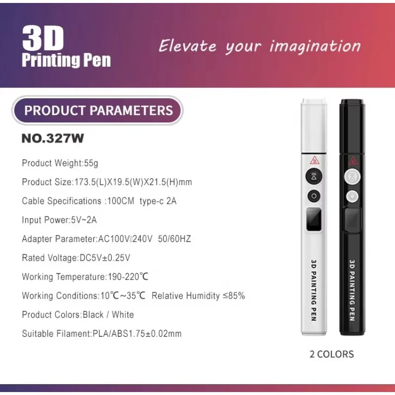 STLFCreat3D High Quality New Fashionable 3D Printer Drawing Pen