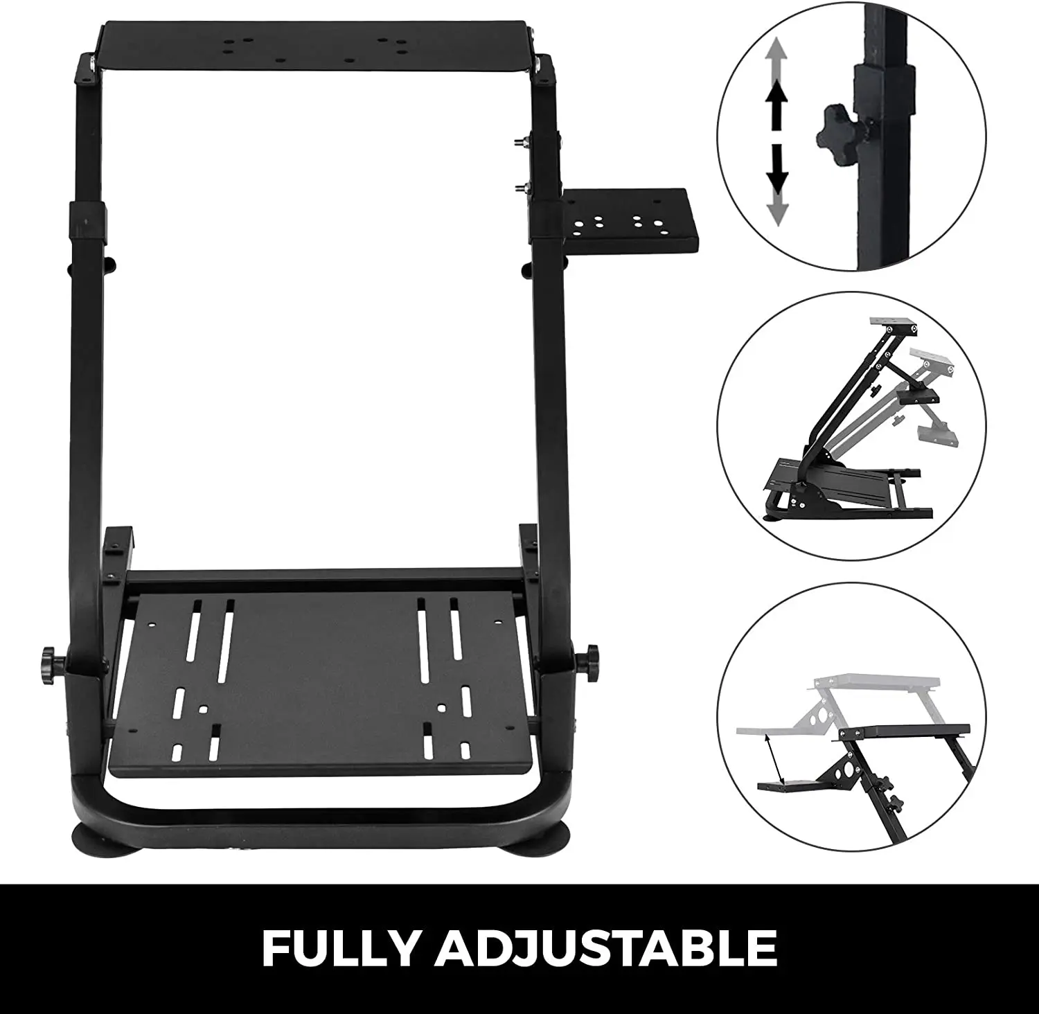 Imagem -03 - Racing Simulator Wheel Stand Gear Shifter Suporte de Roda e Pedal Apertos de Borracha G25 G27 G29 G920 T500rs