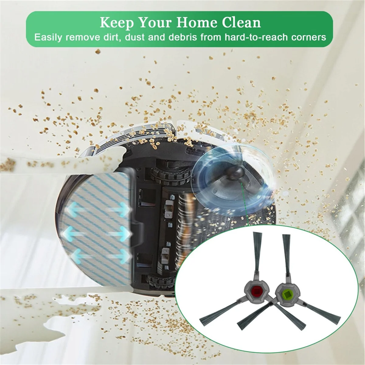 掃除機交換部品、サイドブラシアクセサリー、2 pro、2 max、ハイブリッド、ステーション、k781plus