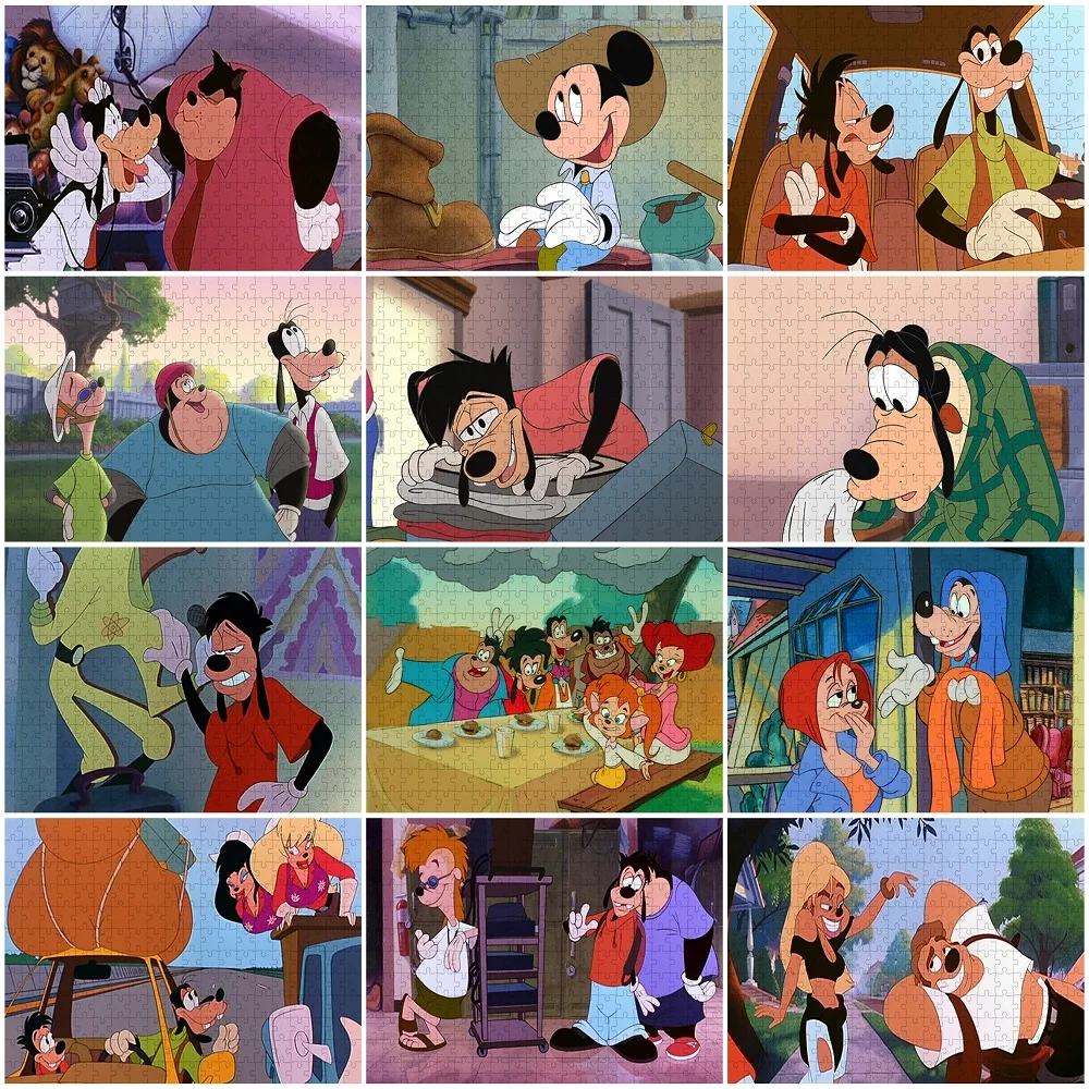 

Пазлы Goofy из мультфильма Disney для взрослых, 1000 шт., пазл Микки Маус, Мультяшные аниме-игры, развивающие игрушки «сделай сам», декор для комнаты