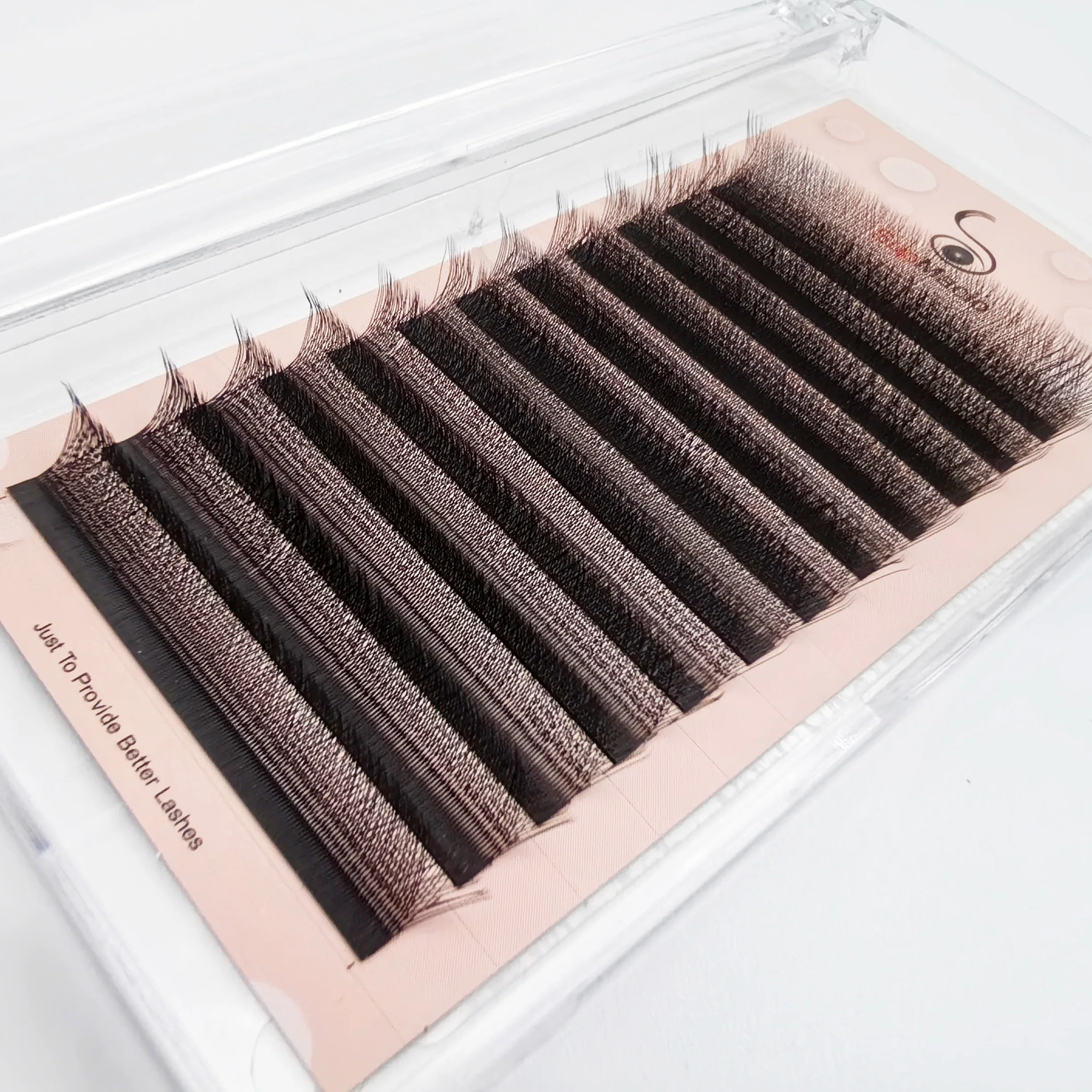 Supmacio W 5D/4D/3D 2D Eyelashes Extensions Premade Volume Easy Fan YY Lash Natural Soft False Eyelash For Custom Logo