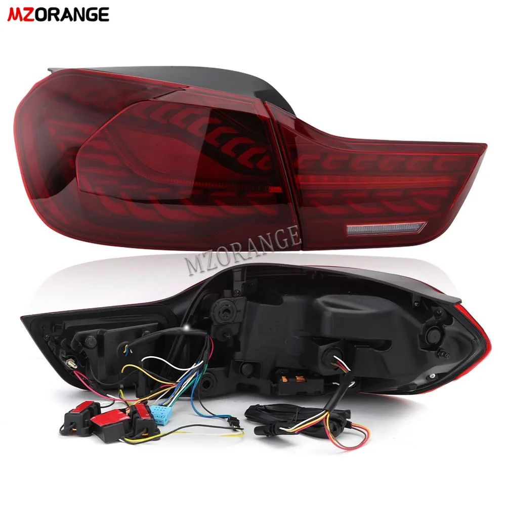 4pcs Tail Lights Accessories For BMW 4-series F32 F33 F36 M4 F82 F83 2014-2020 Car Rear Turn Signal Light Brake Parking Lamp