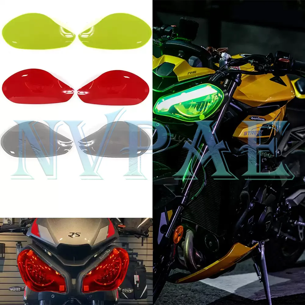 For Triumph Street Triple 765RS / R / 765RX Headlight Protector Option Headlight Lens Guard Transparent Shield Cover