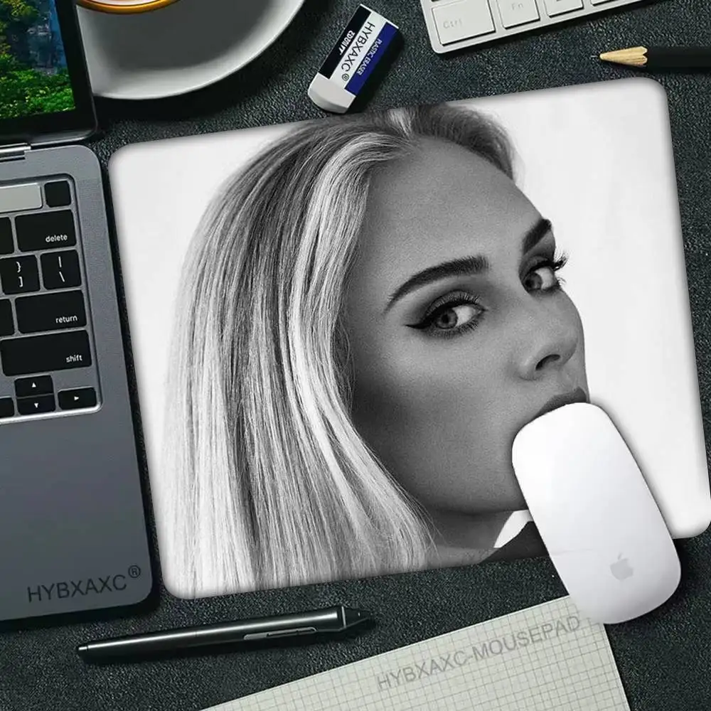 

ADELE Mousepad Small LockEdge Mouse Pad For Gamers Computer Desk Pad Rectangular Anti-slip Rubber