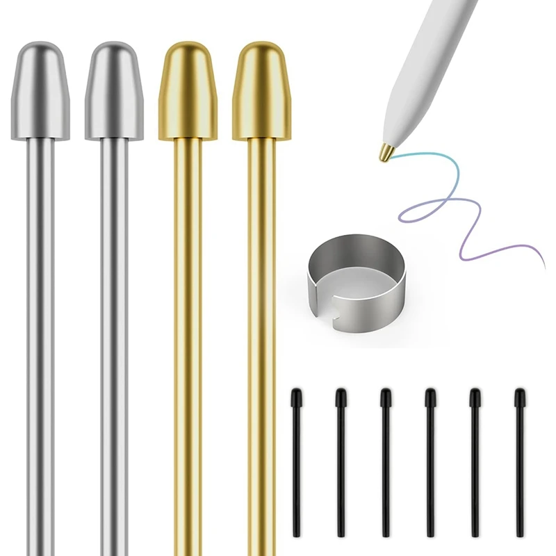 Marker Pen Stylus Tips For Remarkable 2,Remarkable 2 Pen Tips With Nibs Removal Tool,Metal Tips/Nibs Refill Accessories