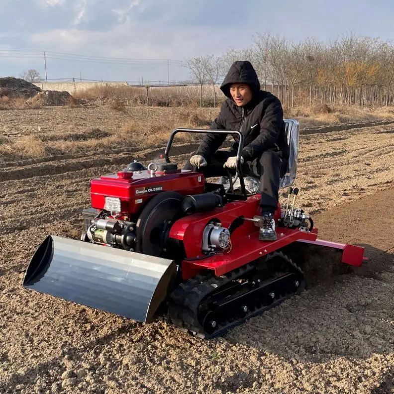 Multi Functional Agricultural Crawler Cultivator, Small Micro Tillage Tractor, Hot Selling