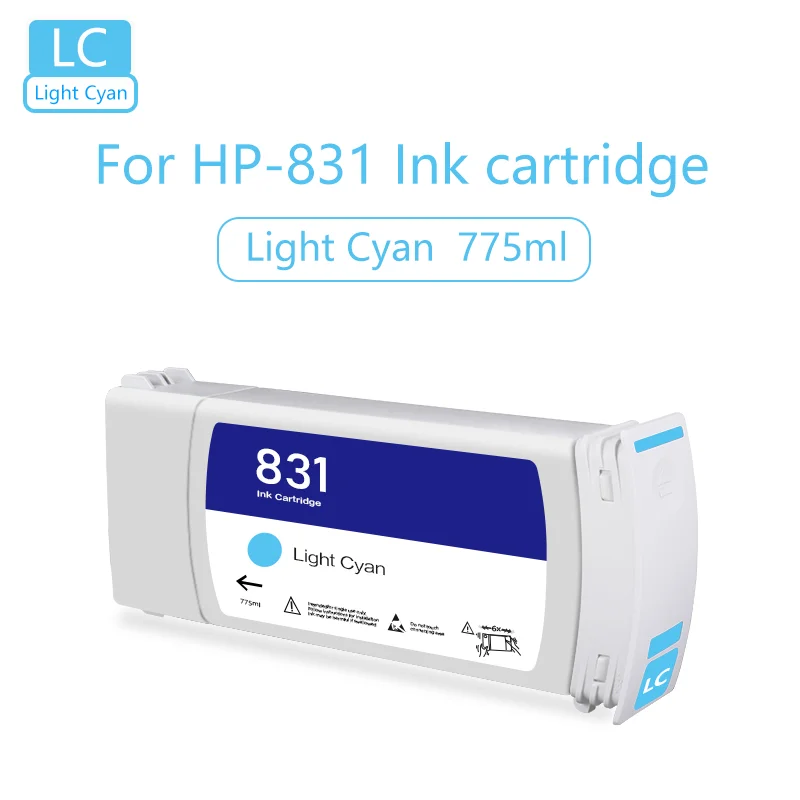 HP 831 inktcartridge vol met latexinkt met chip voor HP 110 115 310 315 330 335 360 365 370 560 570 L360 L365 L330 775ML