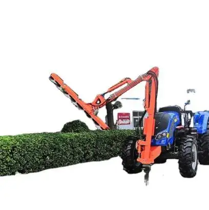 Orchard mechanical tree pruning Hedge trimmer auxiliary 4m6m tractor front trimmer PTO branch trimmer