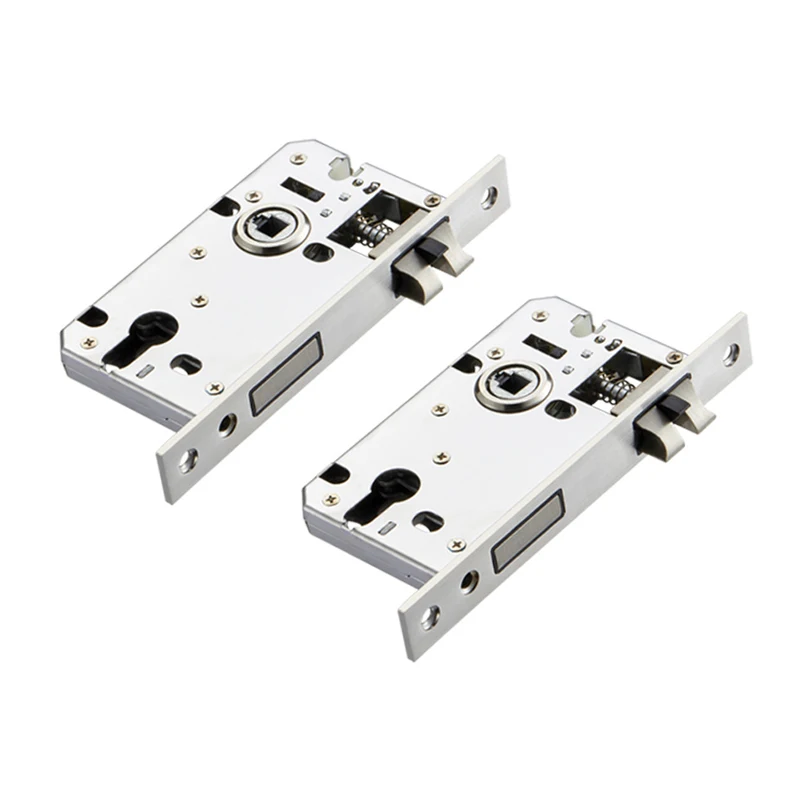 1PCS Indoor Magnetic Silent Lock Body Household Bedroom Door Lock Accessories Universal Room Wooden Door Lock Core